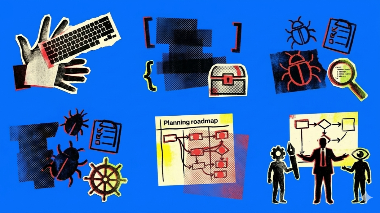 Illustrated cover showing five levels of AI use in software teams